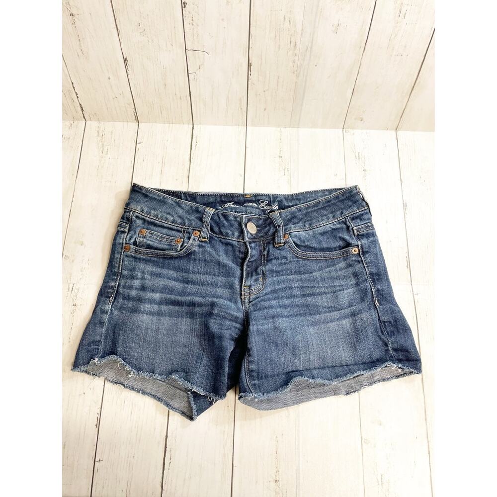 American Eagle Jean Stretch Shorts Size 4